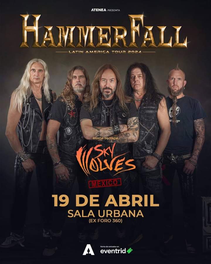 La poderosa banda Sueca HAMMERFALL, hará sonar su sagrado martillo en ...